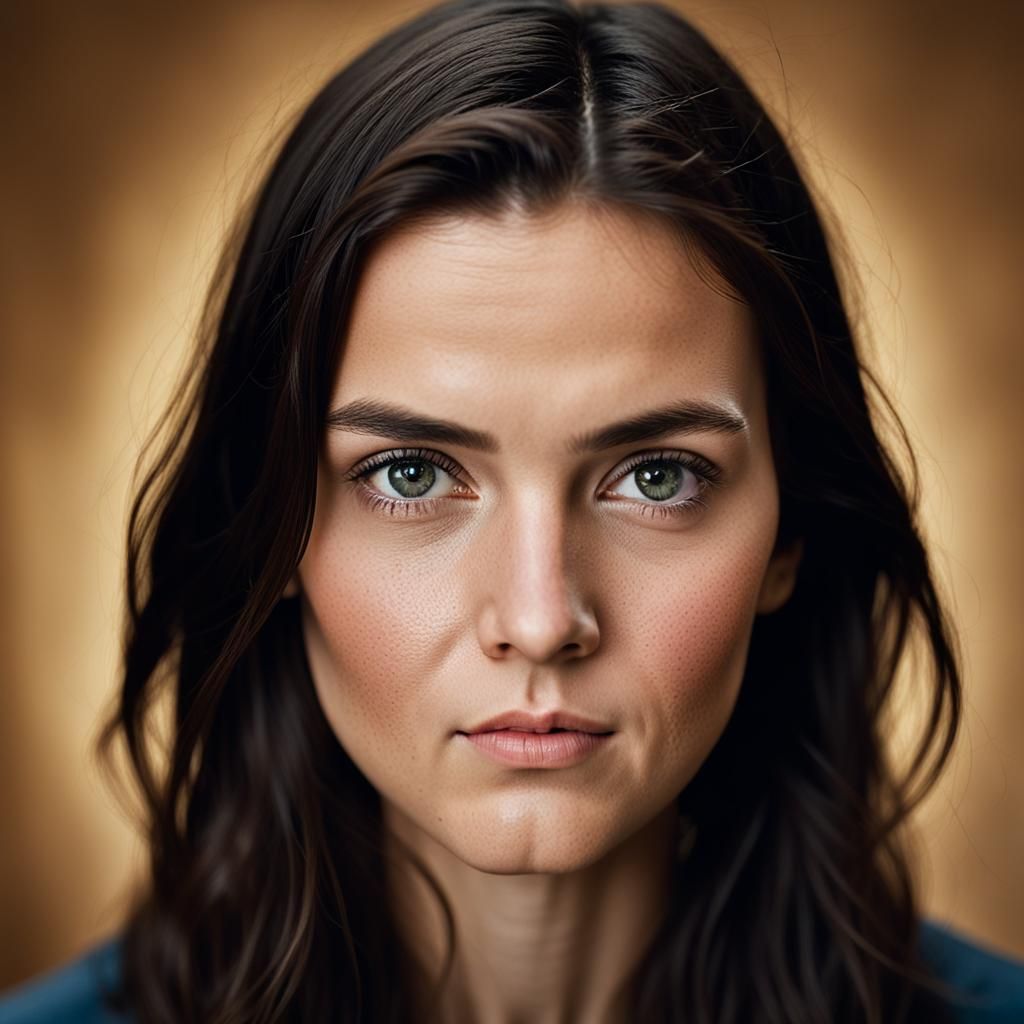 Striking Portrait of a Young German Woman