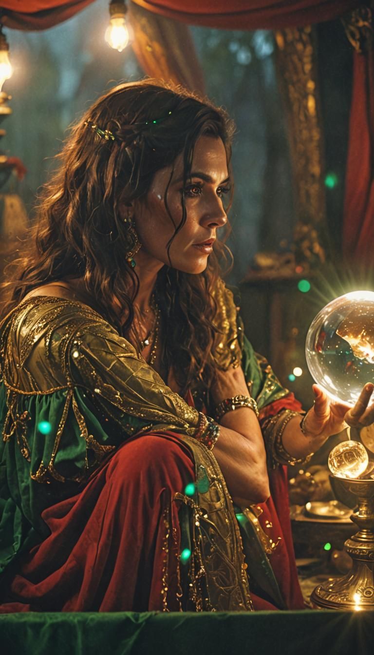 Gipsy Sorcerer Reading the Future