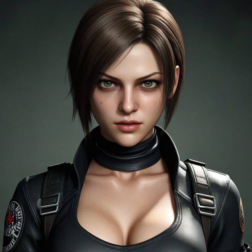 Resident Evil Horror Scene AI Art