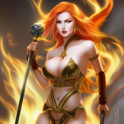 Anime Demon Hunter in Hell: Voluptuous Warrior