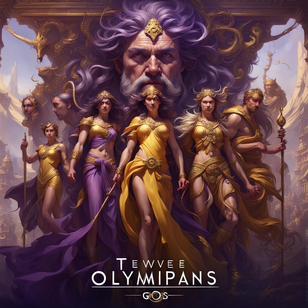 Twelve Olympians gods