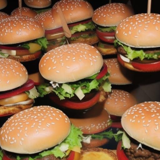 Hamburger Heaven: An AI Interpretation