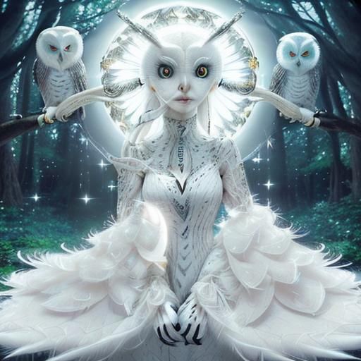 Tyto Glaux - White Owl Witch 04