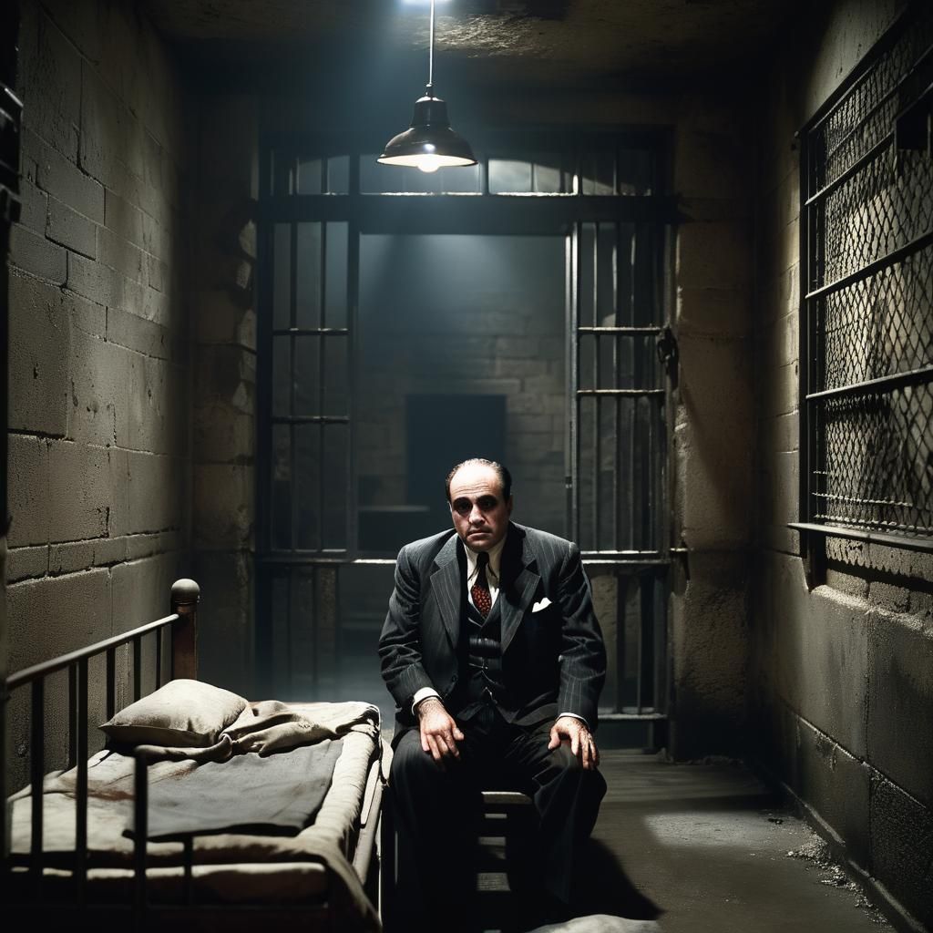 Al Capone in Jail: A Film Noir Still