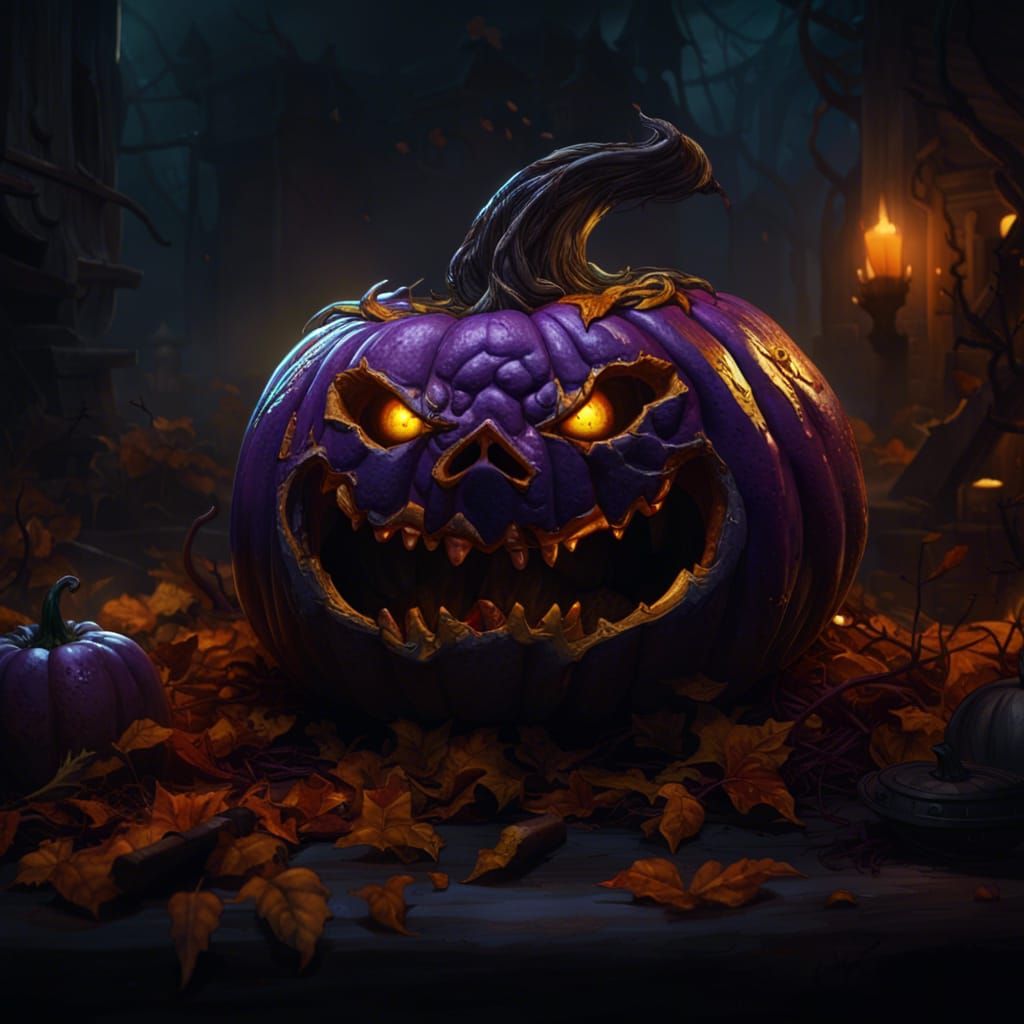 Evil Pumpkin Comes to Life on Halloween