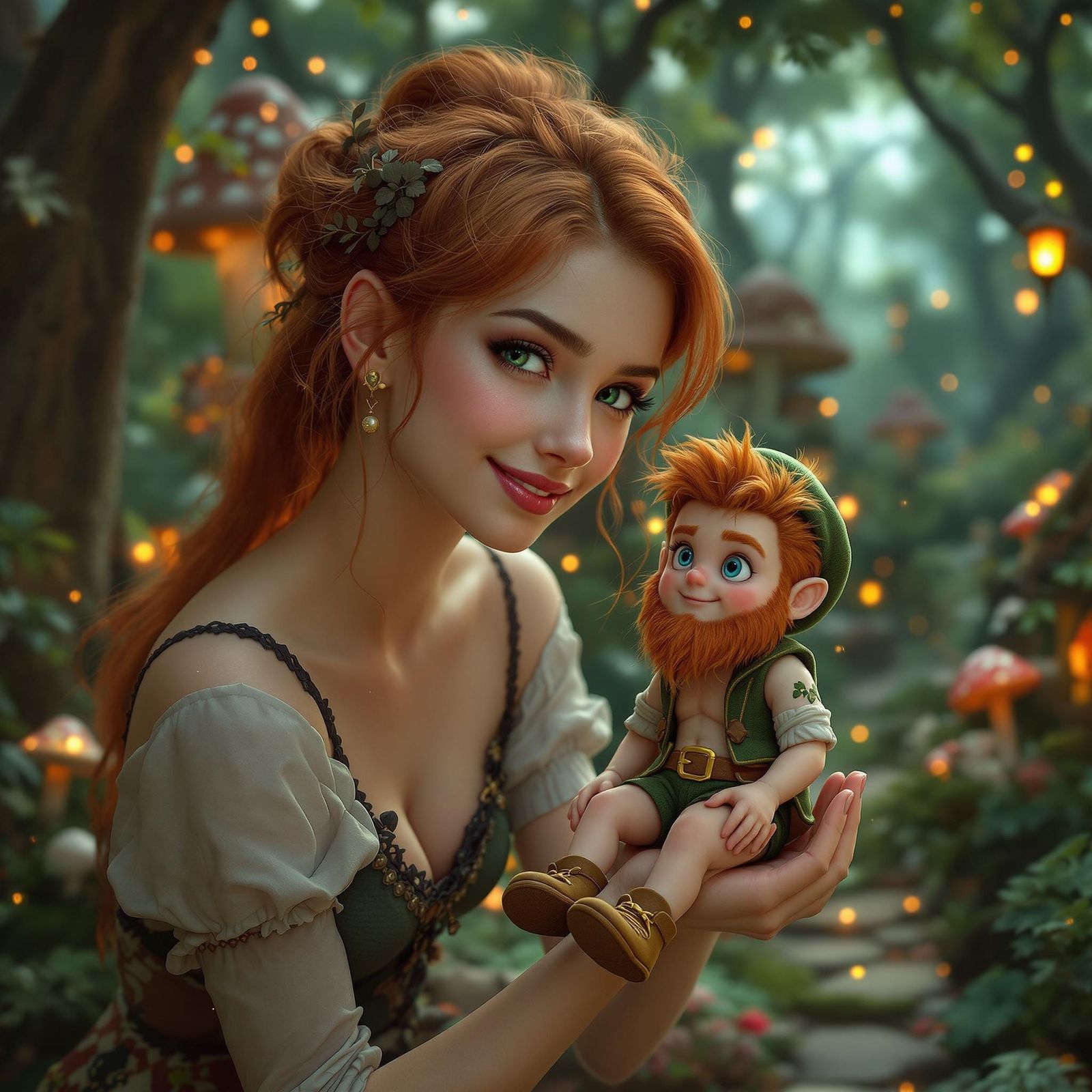 Isabella Befriends a Cute Little Leprechaun in the Mystical ...