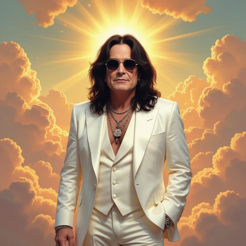 Ozzy Osbourne in Heaven, Imaginative Realism Art