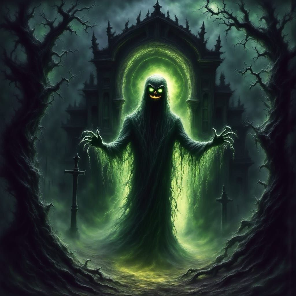 Fearsome Spirit Haunting Stygian Crypt