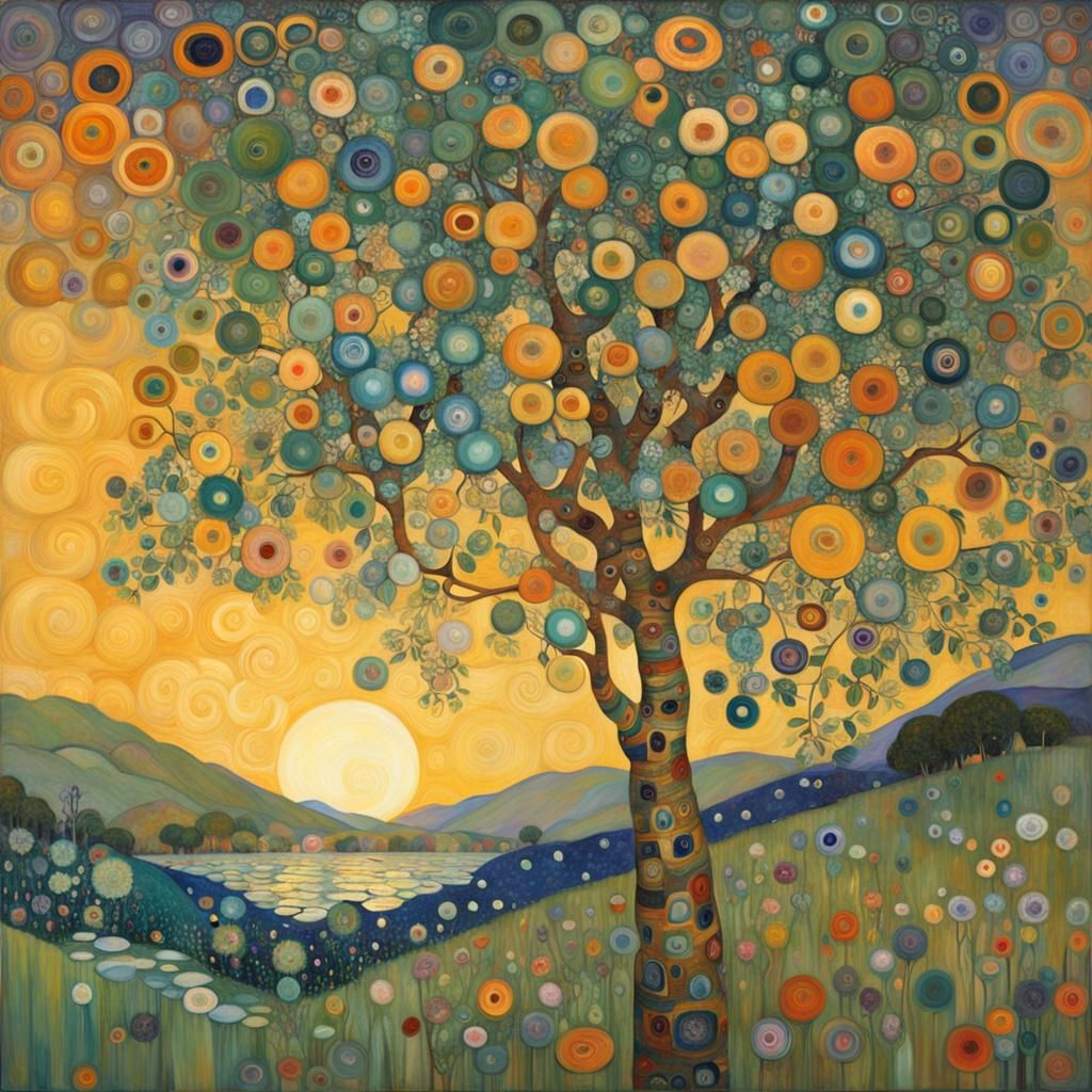 Floral Display in Art Nouveau Style