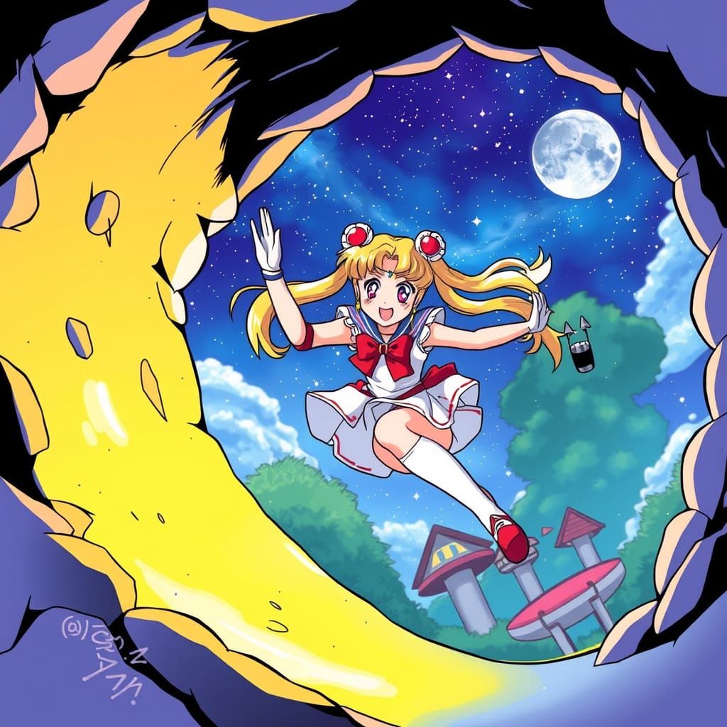 Sailor Moon Falls into a Whimsical World