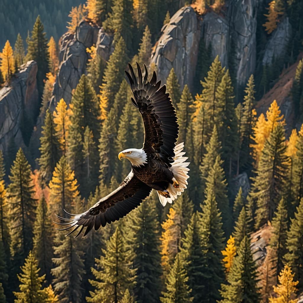 Bald Eagle Soaring: Wildlife Photography in Natural Light