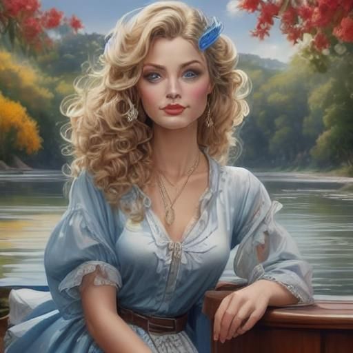 Witches Playing Poker in Portrait Style