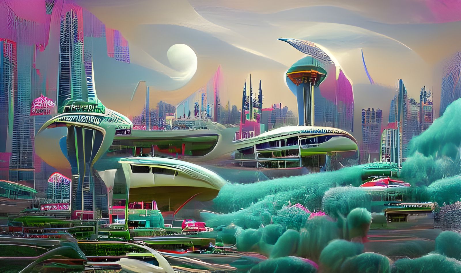 Futuristic city