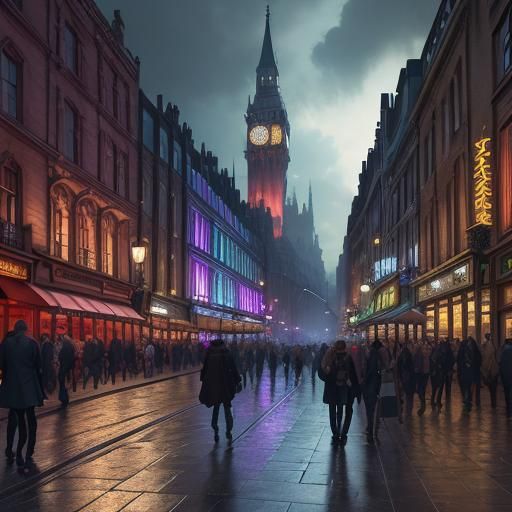 West End Beer: Fantastical Matte Painting at Dusk