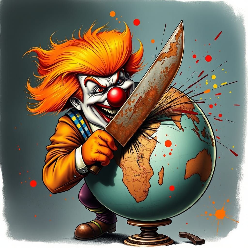 Maniacal Clown Dismantles World Order