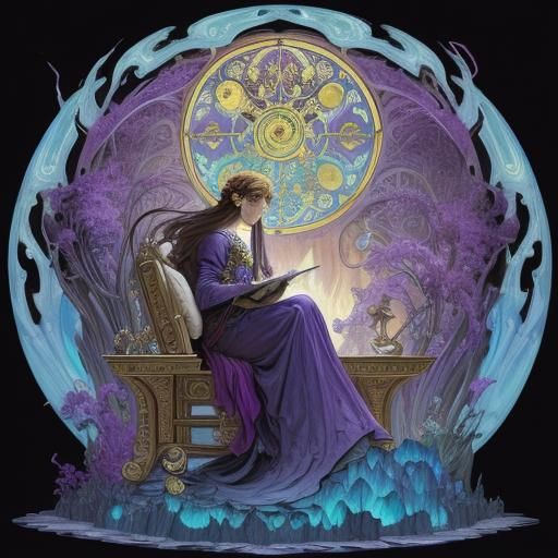 Queen Mab Dark Fantasy Concept Art in 8k