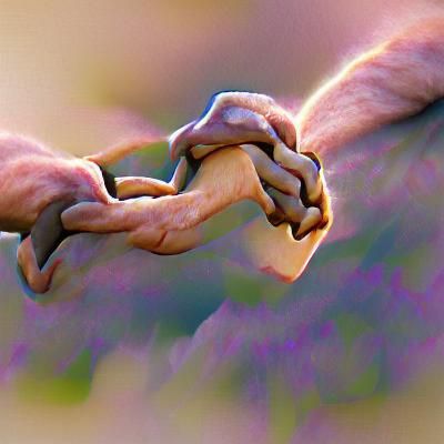 Holding on to Love: An AI Interpretation