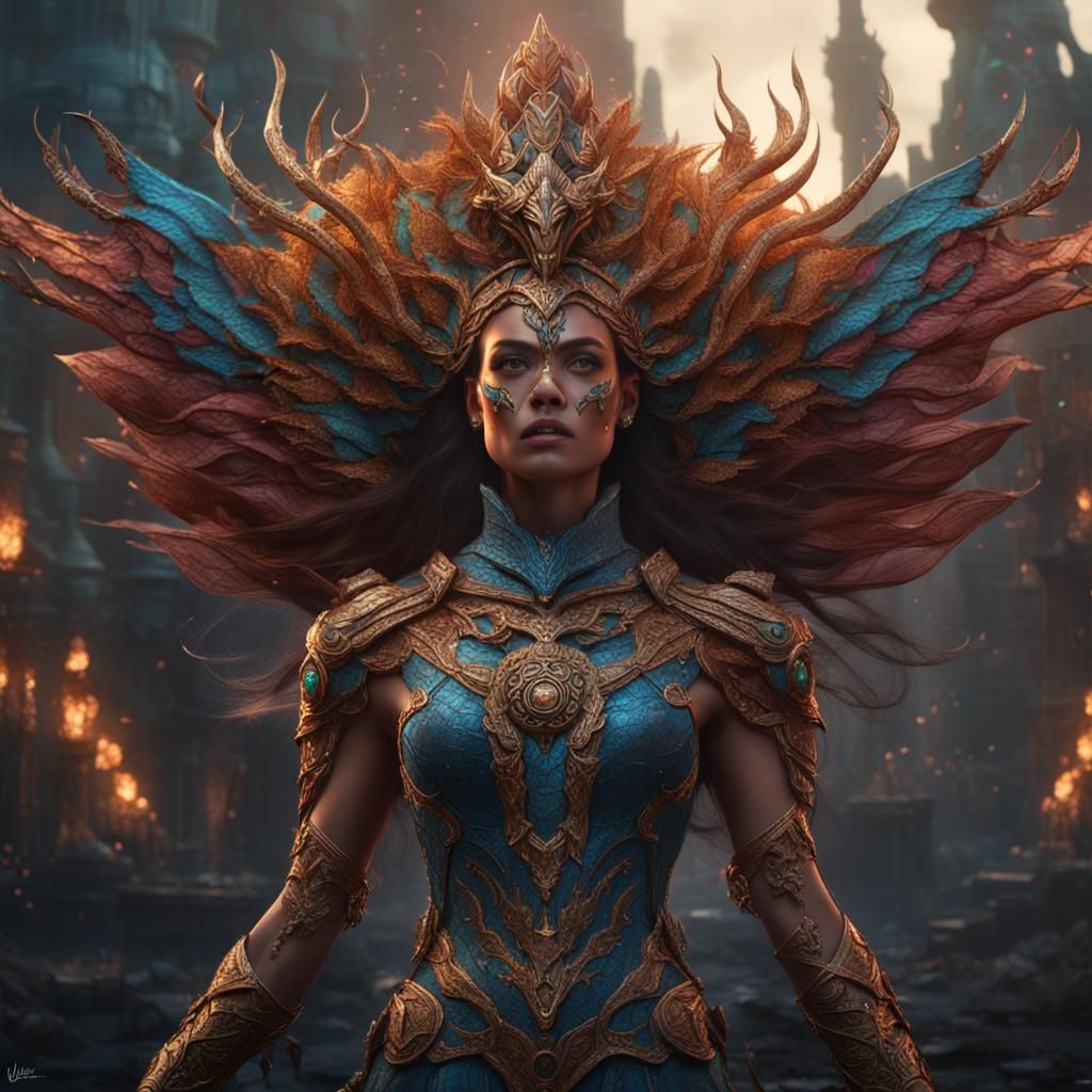 Captivating Woman: A Fantasy Concept Art Piece