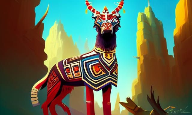 A greeble animal spirit