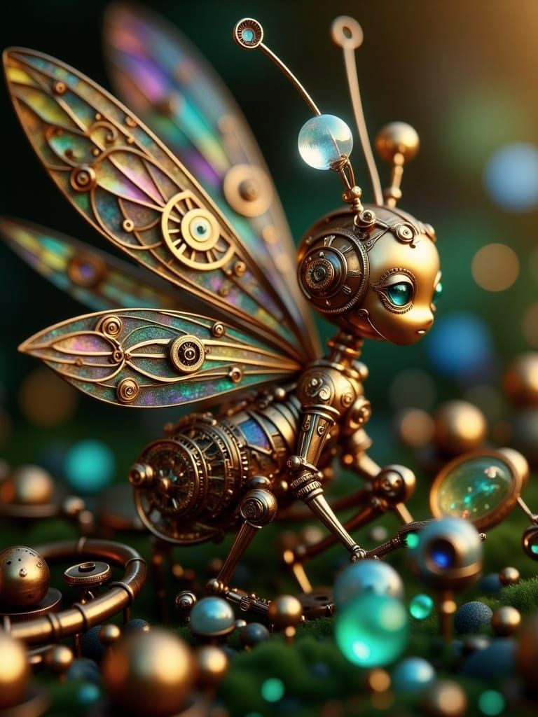 Pocket automaton steampunk Bug