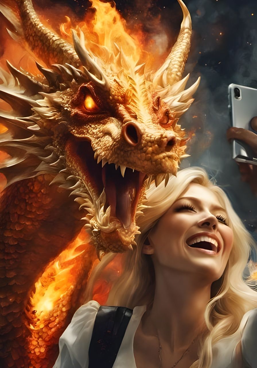 But first, let me take a selfie!