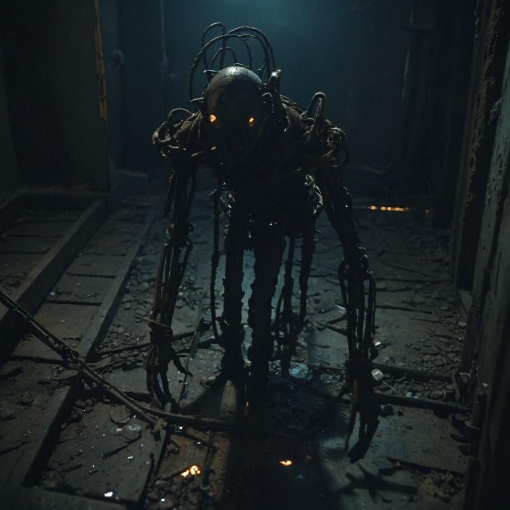 Ominous Figure Enters Dark Surreal Trap