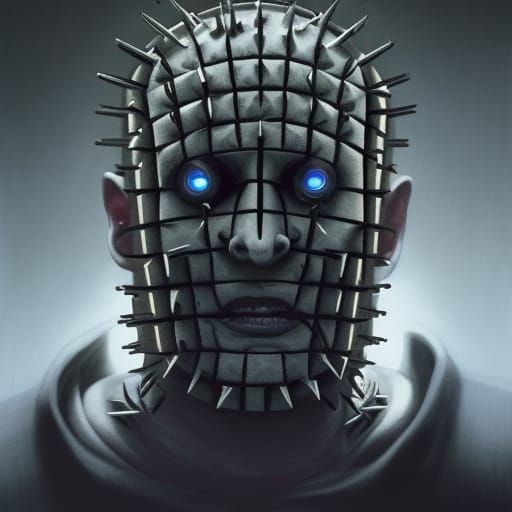 Pinhead and the Lament Configuration Box in Art Nouveau Styl...