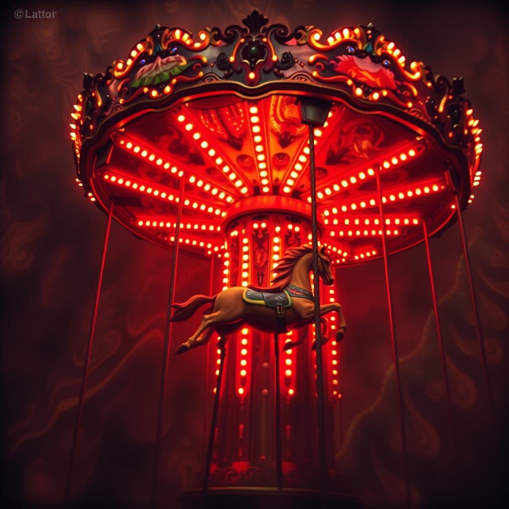 A Dazzled Soul Rides the Burning Carousel
