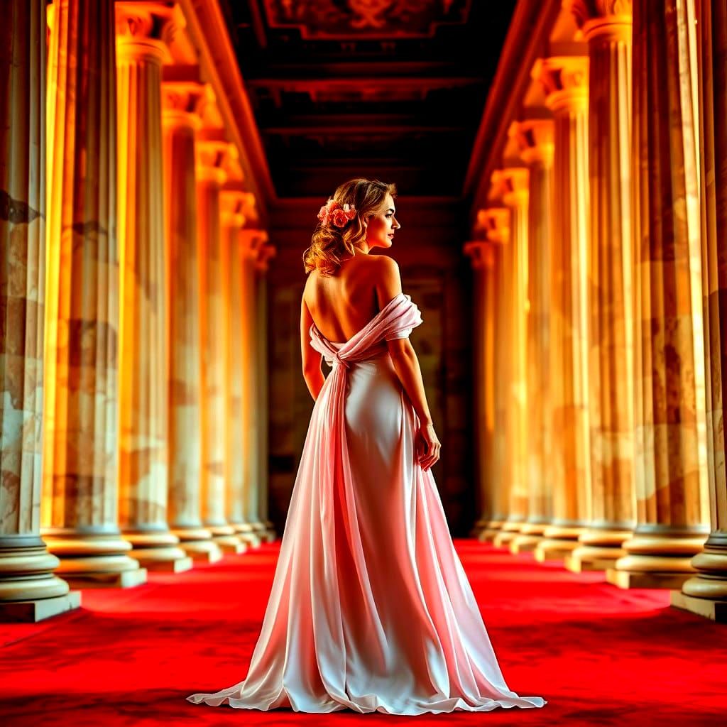 Elegant Greek Temples with Dining Halls