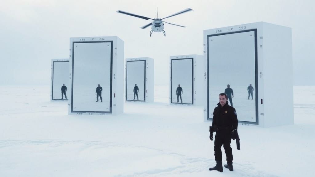 Mirror Array 7: Arctic Facility of Alien Mirrors