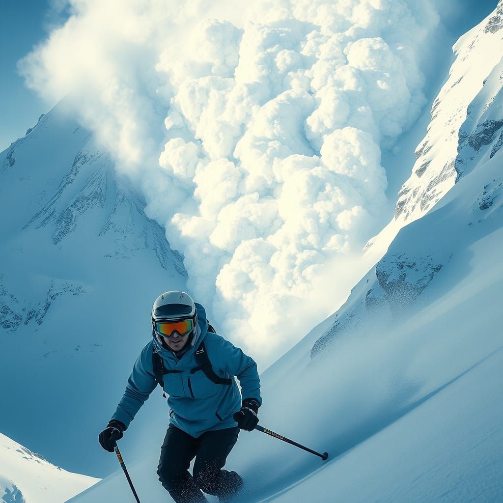 A Skier Outruns a Deadly Avalanche in a Dystopian Winter Won...
