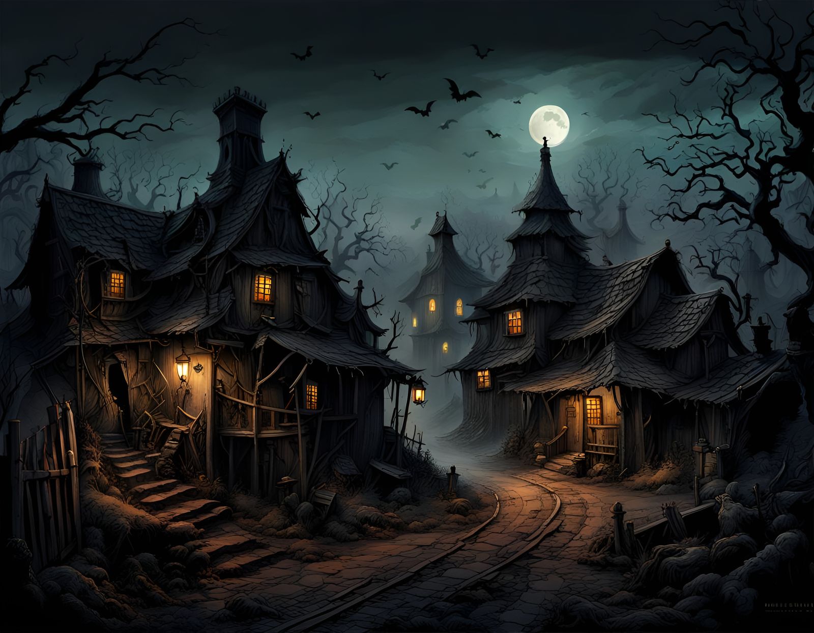 Haunted Countryside Village