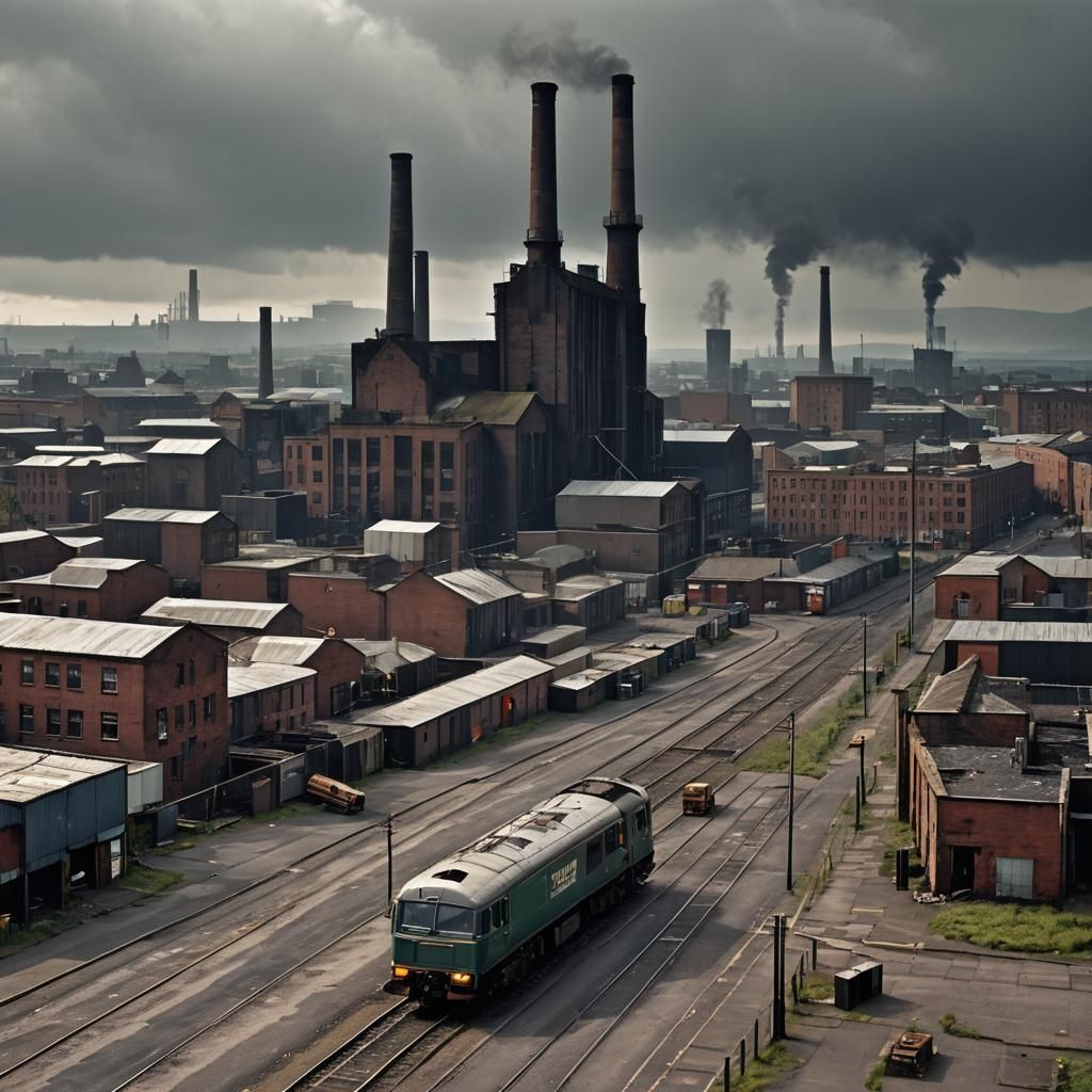 Sinister Post-Industrial Glasgow Artwork