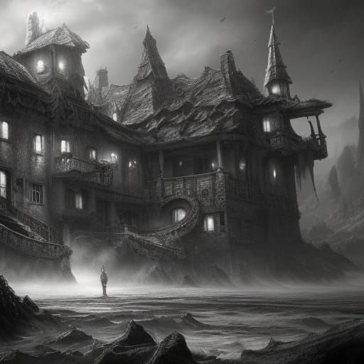 Detailed Black and White Family Photo in Matte Style