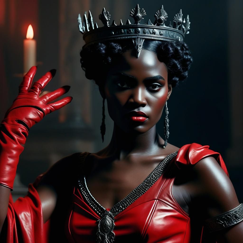 Persephone in Hades: A Baroque-Gothic Portrait