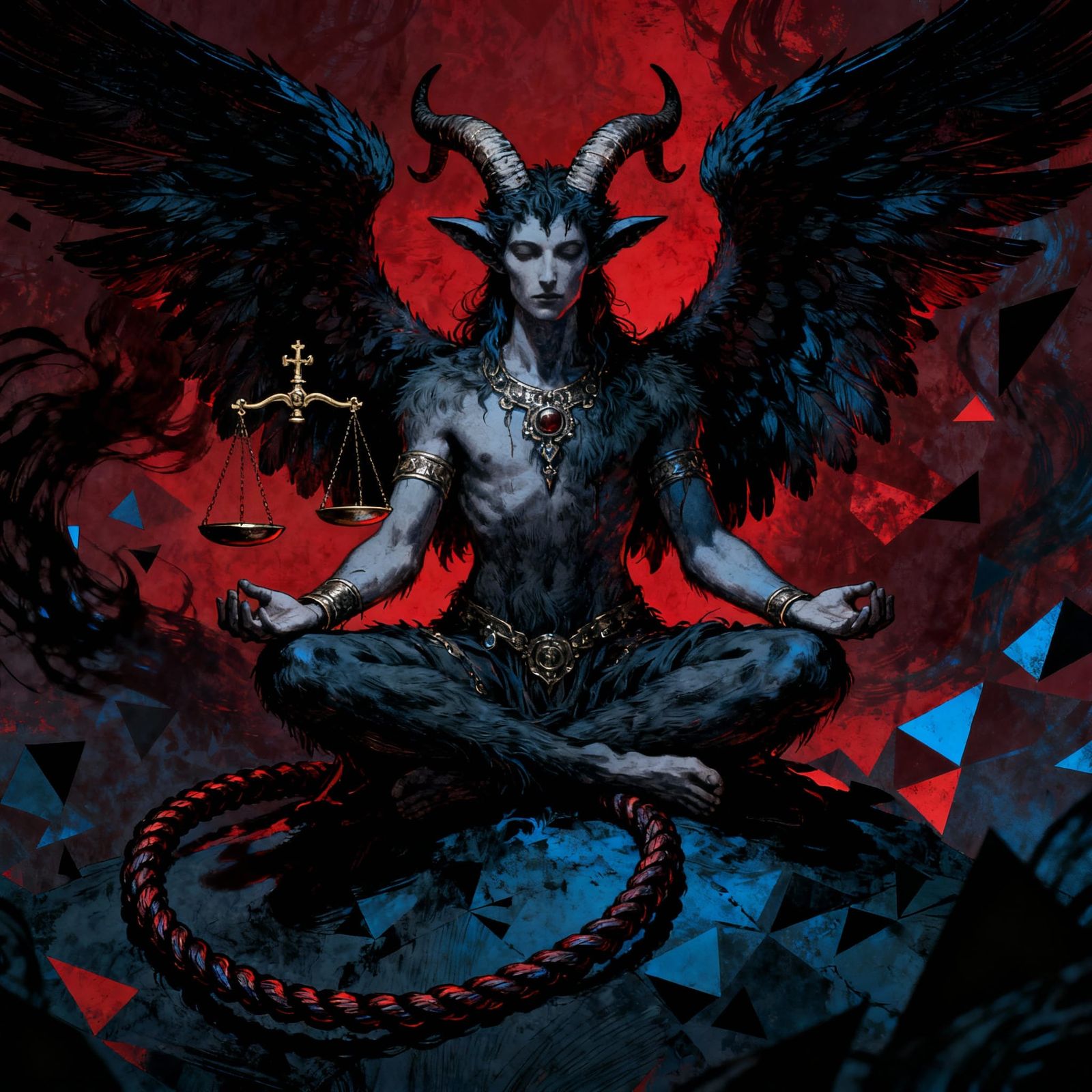Baphomet: Symbol of Balance in Dark Gothic Art