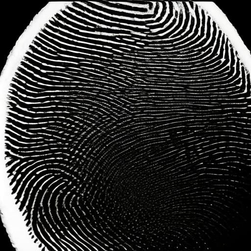 Abstract Fingerprint Impression