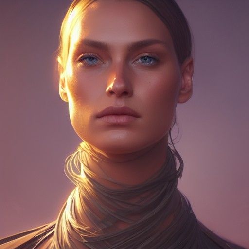 Hyperdetailed Portrait of Duncan Idaho in Digital Art Style