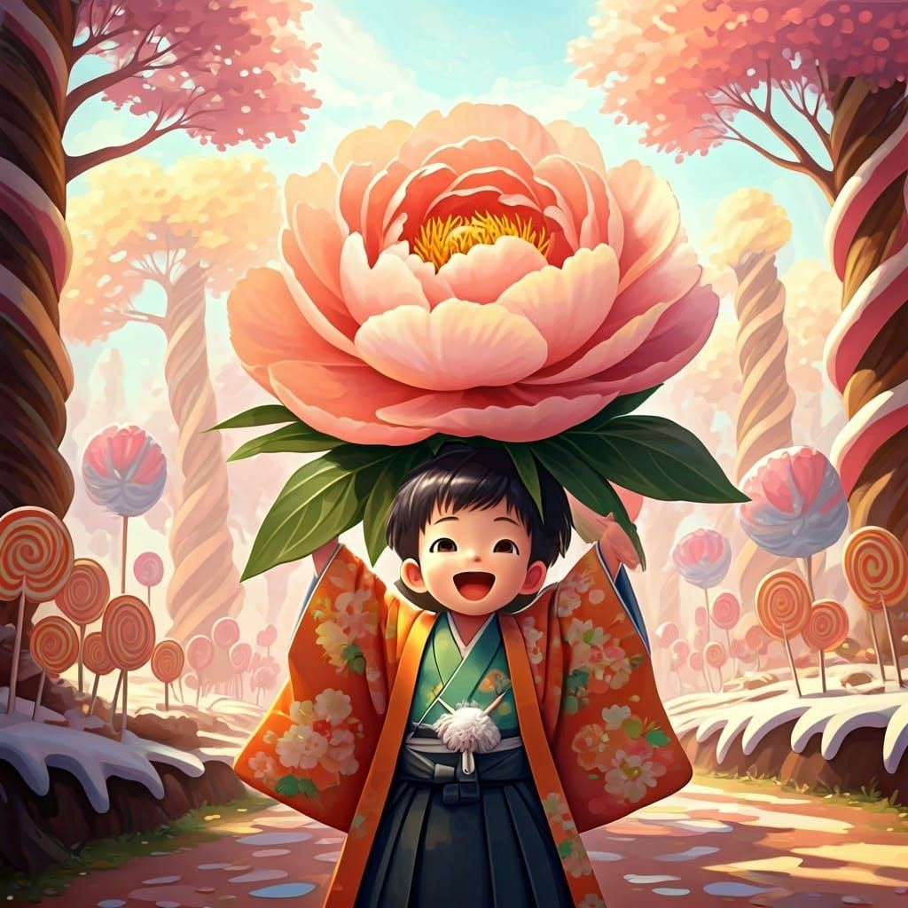Japanese Boy Reveals Hyper-Realistic Peony in Dreamlike Cand...