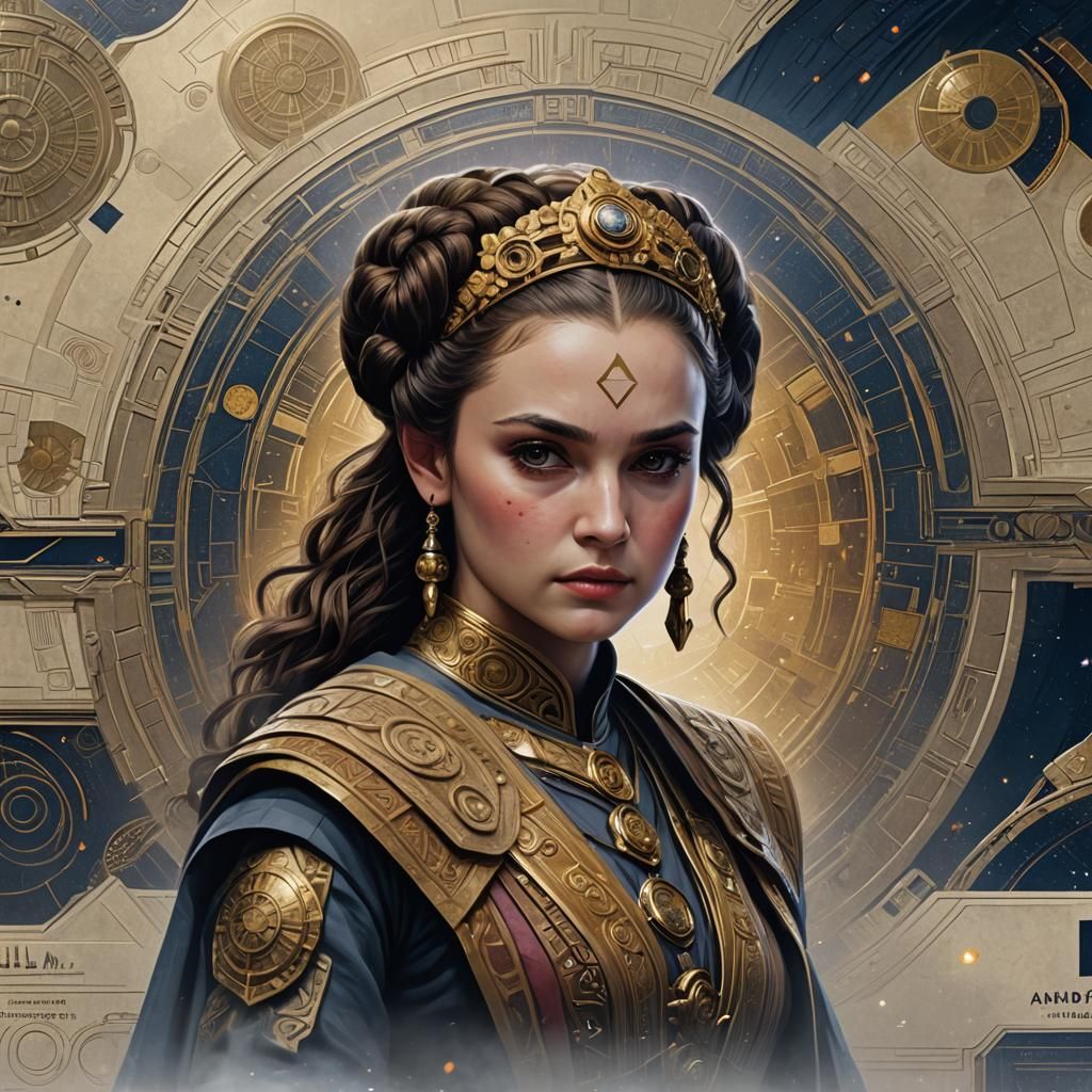 Padme Amidala Star Wars Art Banknote