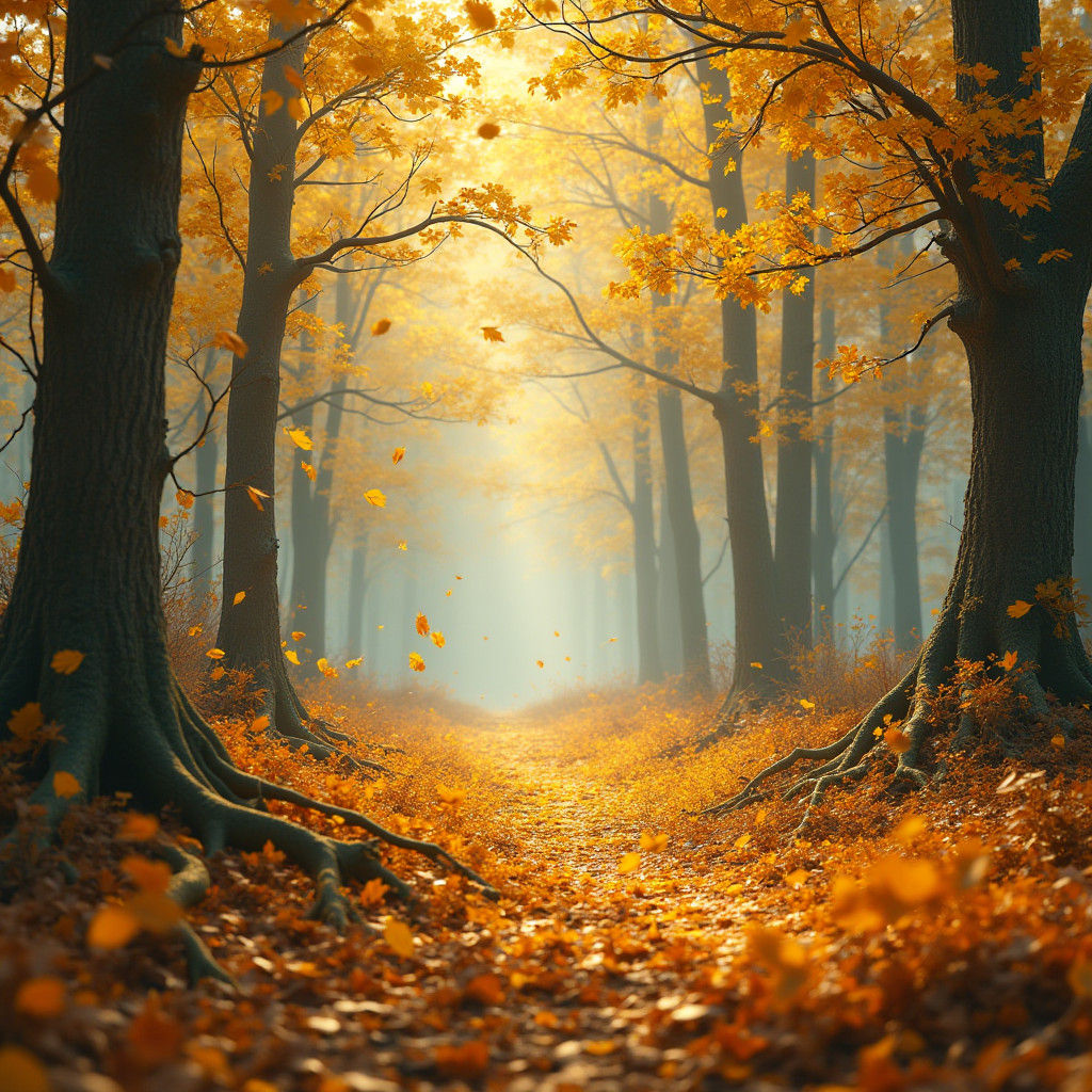 Autumn's Warmth Surrenders to Winter's Chill