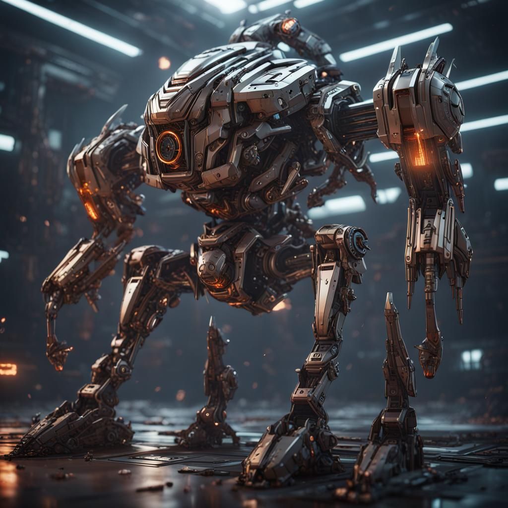 Futuristic Aberrant Mind Sorcerer in Sci-Fi Style