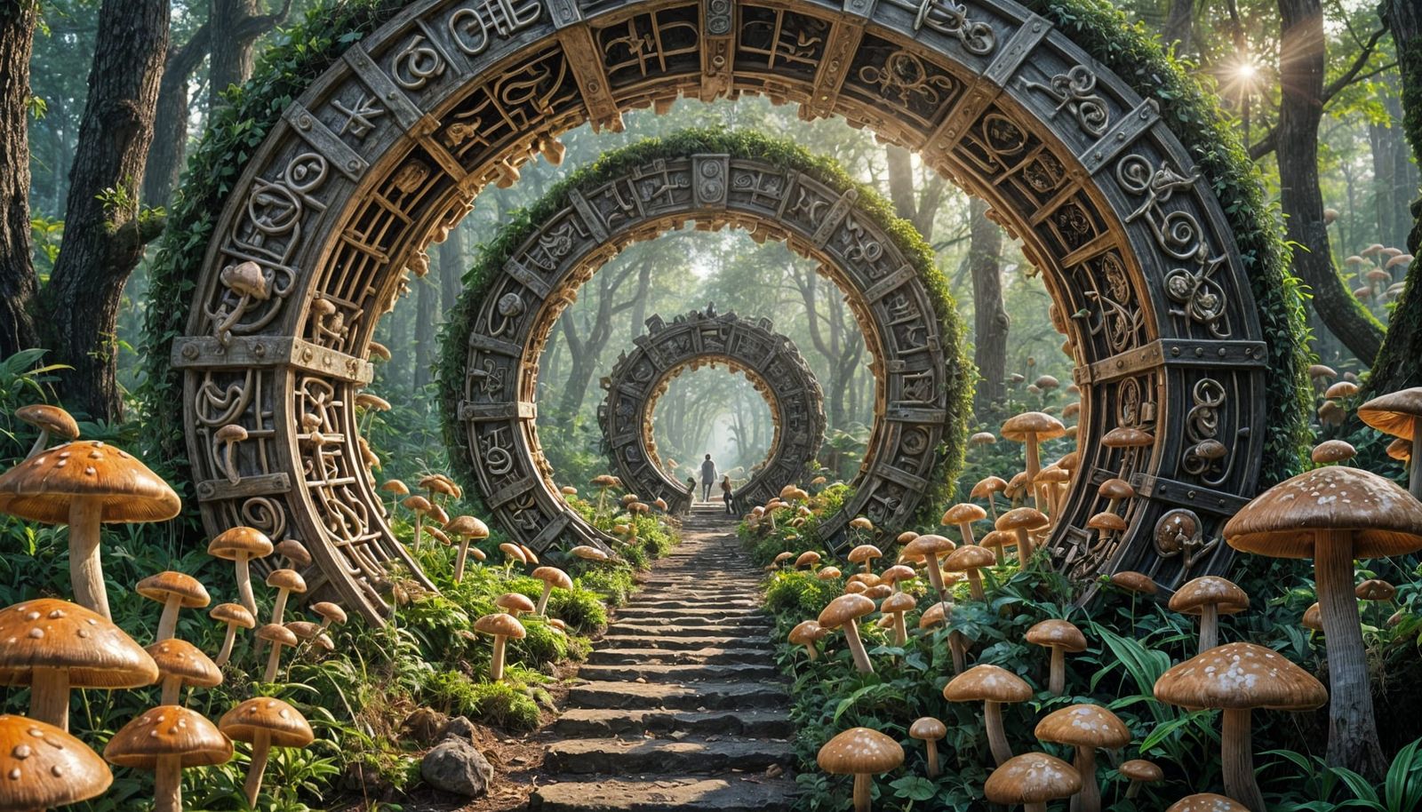 Stepping Through a Stargate: Mushroom World in 8k