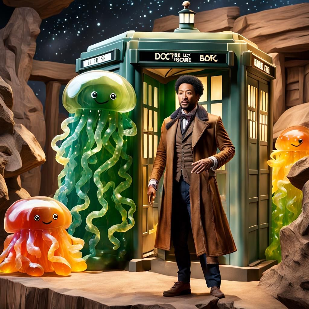 'Docteur Whu & teh Planiet of teh Jullybubs'. >Rebooted series created in 4063.