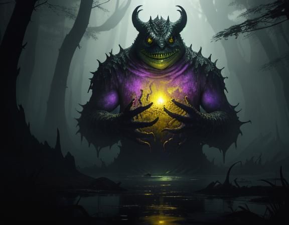 Bullywug Emerges from Murky Swamp Depths