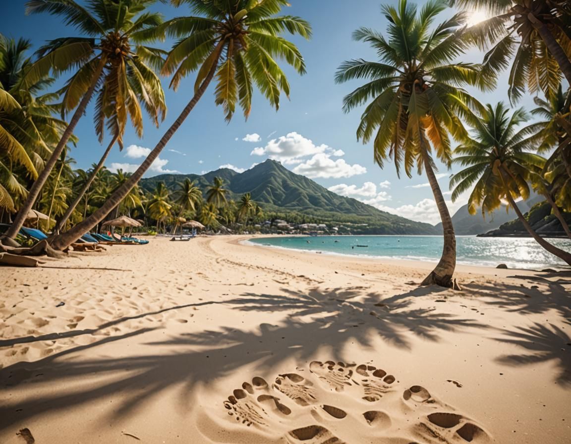 Tropical Beach Paradise: Seascape Photography in 4K