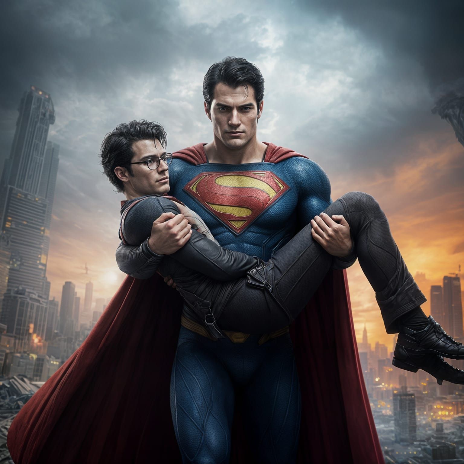 Superman Rescues Clark Kent in a Fantastical Hospital Rush