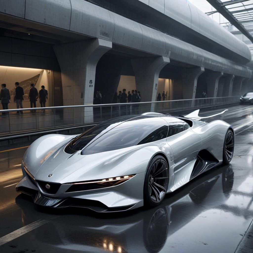 Futuristic Hyper-Realistic Vehicle Concept Blends Speed and...
