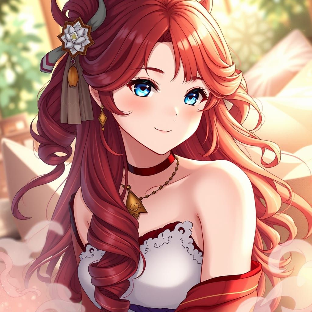 Cute Yae Miko in Gentle Whimsy