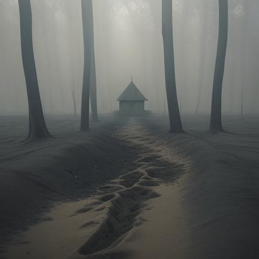 Surreal Ashes in Dreamlike Sands